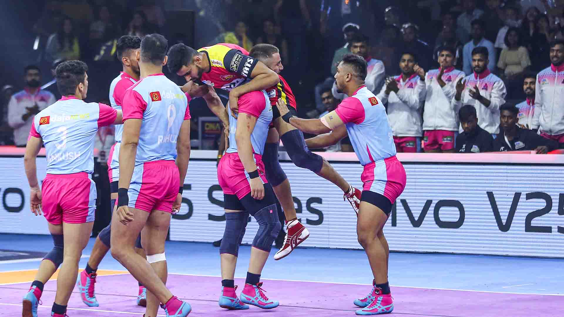 Jaipur Pink Panthers 51-27 Telugu Titans, Highlights, Pro Kabaddi